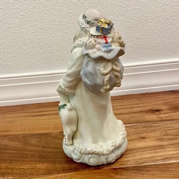 Vintage Palm Tree 2000 Santa Clause Music Figurine We Wish You A Merry Christmas - Picture 4 of 9